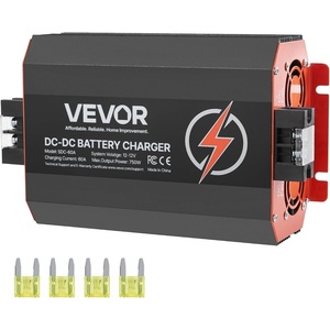 image:imageVEVOR 12V 60A DC to DC Battery Charger 750W OnBoard Battery Charger for LeadAcid Lithium AGM Gel and Flooded Batteries Smart MultiStage Charging for RVs Commercial Vehicles Boats Yachts12V 60A