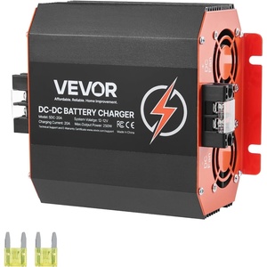 image:imageVEVOR 12V 60A DC to DC Battery Charger 750W OnBoard Battery Charger for LeadAcid Lithium AGM Gel and Flooded Batteries Smart MultiStage Charging for RVs Commercial Vehicles Boats Yachts12V 20A