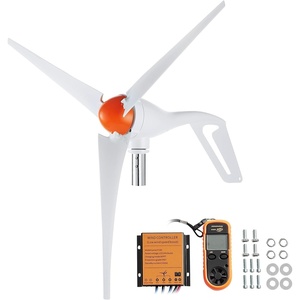 image:imageVEVOR 12V500W Wind Turbine Generator Kit with Anemometer 3Blade Wind Power Generator MPPT Controller amp Adjustable Windward Direction Suitable for Home RVs Boats Farm12V 500W 3Blade with Anemometer