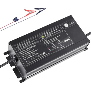 image:imageVEVOR 2 Bank Marine Battery Charger 5A  2 12V Onboard Charger IP68 Waterproof Smart Boat Battery Charger for LithiumIon LiFePO4 NCM LeadAcid Batteries Large Boat Yacht RV Trailer10ABank