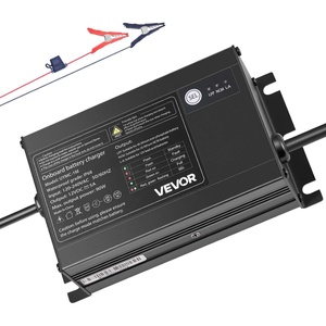 image:imageVEVOR 2 Bank Marine Battery Charger 5A  2 12V Onboard Charger IP68 Waterproof Smart Boat Battery Charger for LithiumIon LiFePO4 NCM LeadAcid Batteries Large Boat Yacht RV Trailer5ABank