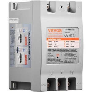 image:imageVEVOR 3 Phase Converter  75HP 23A 220V Single Phase to 3 Phase Converter 220V InputOutput Digital Phase Shifter for Residential amp Light Commercial Use One Converter for One Motor Only2HP7A
