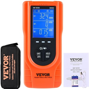 image:imageVEVOR 3in1 EMF Meter 5Hz  35GHz Handheld Rechargeable Electromagnetic Field Radiation Detector Digital LCD EMF Tester for EF MF RF Home Inspections Outdoor Ghost Hunting Paranormal Equipment
