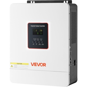 image:imageVEVOR 4000W Hybrid Solar Inverter 24V DC to 230V AC SinglePhase Pure Sine Wave Power Inverter with Builtin 120A MPPT Solar Charge Controller WiFi Module for Lead Acid Lithium Battery OffGrid24V to 230V 4000W