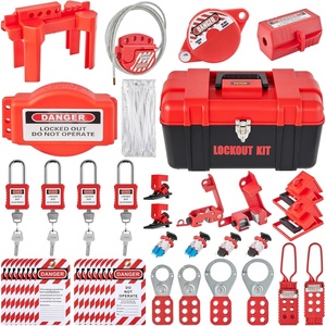 image:imageVEVOR 43Piece Lockout Tagout Kit Key Lock MultiColors42pcs Set
