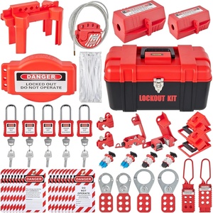image:imageVEVOR 43Piece Lockout Tagout Kit Key Lock MultiColors43pcs Set