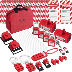 image:imageVEVOR 43Piece Lockout Tagout Kit Key Lock MultiColors47pcs Set