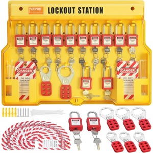 image:imageVEVOR 43Piece Lockout Tagout Kit Key Lock MultiColors60pcs Set
