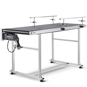 image:imageVEVOR Belt Conveyor 59 x 78 inch Conveyor Table Stainless Steel Motorized Belt Conveyor PVC Belt AntiStatic Adjustable Speed Double Guardrail  PVC Belt AntiStatic Adjustable Speed Double Guardrail59 x 236 Inch