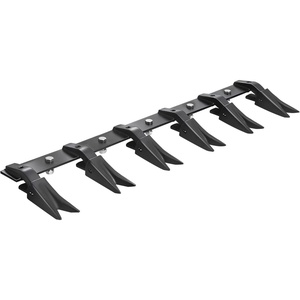 image:imageVEVOR Bucket Tooth Bar 46 in Heavy Duty 5 Teeth Tractor Bucket Bar for Loader Tractor Loader Skidsteer 4560 lbs Load Capacity Bolt On Teeth Bars for Buckets Protection Efficient amp Soil Excavation45in