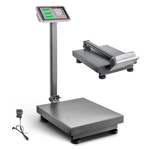 image:imageVEVOR Computing Digital Platform Scale 660 lbs Load 01 lbs Accuracy Computing Floor Scale with LBKG Tare Price Calculator Stainless Steel HighDefinition Display for Boxes Luggages FCC Listed  01 lbs Accuracy Floor Scale with LBKG Tare Price Calculator HighDefinition Display for Boxes Luggages FCC ListedScale