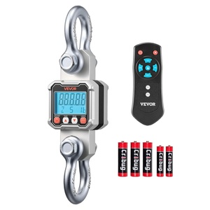 image:imageVEVOR Digital Crane Scale 6600 lbs3000 kg Max Capacity Heavy Duty Industrial Hanging Scale with Cast Aluminum Case amp LCD Display 1 lbs Division amp 3 Unit Switch Remote Control for Garage Factory