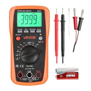 image:imageVEVOR Digital Multimeter 4000Count TRMS Voltmeter Ohmmeter 1000V ACDC Voltage Tester with Switchable AutoManual Range for Voltage Resistance and Continuity Measurment600V 10A