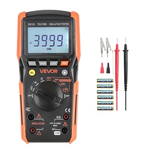 image:imageVEVOR Digital Multimeter 4000Count TRMS Voltmeter Ohmmeter 1000V ACDC Voltage Tester with Switchable AutoManual Range for Voltage Resistance and Continuity Measurment1000V No current detection