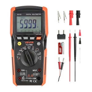 image:imageVEVOR Digital Multimeter 4000Count TRMS Voltmeter Ohmmeter 1000V ACDC Voltage Tester with Switchable AutoManual Range for Voltage Resistance and Continuity Measurment1000V 10A