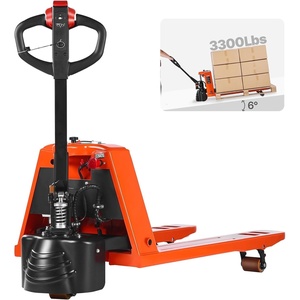 image:imageVEVOR Electric Pallet Jack 3300 lbs Load Capacity Lithium Battery Powered Pallet Jack Truck with 48L x 27W Inch Forks for Material Handling Suitable for Warehouse Supermarket Manufacturing3300 LBS