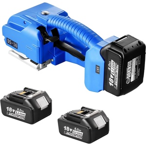 image:imageVEVOR Electric Strapping Machine for 039075 PP PET Straps Portable Electric Banding Tool with Digital Display 2 x 4000mAh Battery Powered Automatic Strapping Tool for Packaging Box Pallet3200N