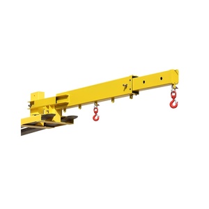image:imageVEVOR Forklift Jib Boom Crane 5500 lbs Capacity Forklift Mobile Crane Lifting Hoist with 2 Hooks Manual Telescopic 472735 in Boom Attachment Towing Handling Equipment for Warehouse amp Factories6000 LBS