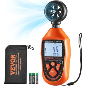 image:imageVEVOR Handheld Anemometer 14113 Digital Wind Speed Meter Gauge with LED Backlight Screen Measures Wind Velocity Air Flow for Sailing Surfing Drone Flying HVAC