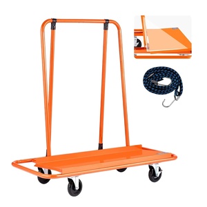 image:imageVEVOR HeavyDuty Panel Dolly Drywall Cart Features 4528 x 218 Deck amp 5 Swivel Wheels Drywall Sheet Cart Handling Wall Panel Sheetrock Lumber Ideal for Garage Home Warehouse