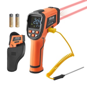 image:imageVEVOR Infrared Thermometer 40F2732F Dual Laser Temperature Gun NonContact Handheld IR Heat Temperature Gun amp Adjustable Emissivity for Metal SmeltingCookingPizza OvenEngine Not for HumanOrange 22F2912F301600