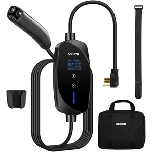 image:imageVEVOR Level 2 Tesla Charger 32 Amp Adjustable Current 240V Portable Home Electric Car EV Charger with 25 ft Charging Cable NEMA 1450P Plug LCD Display NACS Connector for Tesla Model YX3S32 Amp