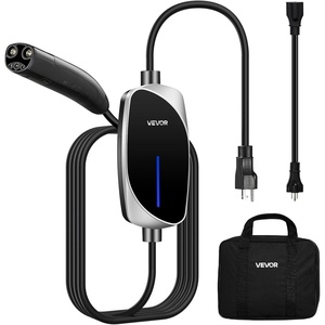 image:imageVEVOR Level 2 Tesla Charger 32 Amp Adjustable Current 240V Portable Home Electric Car EV Charger with 25 ft Charging Cable NEMA 1450P Plug LCD Display NACS Connector for Tesla Model YX3S25FT Cable