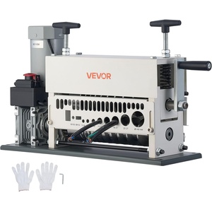 image:imageVEVOR Manual Wire Stripper Machine 006118 in Copper Cable Stripper Tool Hand Crank or Drill Powered Modes HeavyDuty Q235 Frame Wire Stripping Machine Easy to Use for Scrap Copper Recycling370W Automatic or Hand Crank