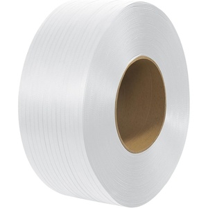 image:imageVEVOR Packaging Polypropylene PP Strapping Roll 9900 Length x 12 Width x 003 Thickness 243 lbs Break Strength Heavy Duty Banding Pallet Strap Coil Portable Strong Packing Straps WhitePP 9900 x 05