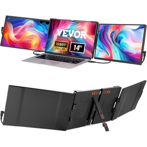 image:imageVEVOR Portable Laptop Screen Extender 14 FHD 1080P IPS Dual Extended Monitor for 1317 Laptop Swivel Portable Monitor USBCUSBAMini HDMI Port Compatible with MacWinsAndroidSwitchPS514 Triple Screen Extender