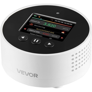 image:imageVEVOR Radon Detector for Home Portable Radon Gas amp Air Quality Monitor with LCD Color Display Visual amp Audible Alarms LongTerm Monitoring Battery Operated or Wired UseWhite