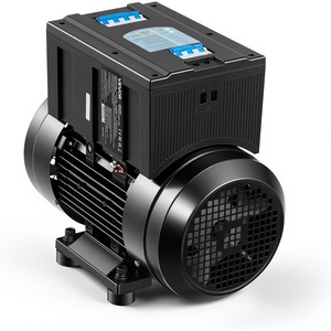 image:imageVEVOR Single Phase to 3Phase Rotary Converter 75HP 21A 208240V InputOutput Rotary Phase Converter  Expandable to Higher Horsepower for HeavyLoad EquipmentBlack75HP21A