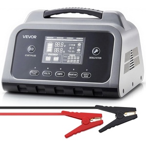 image:imageVEVOR Smart Battery Charger 25A 6V 12V 24V Lithium LiFePO4 LeadAcid GelAGM Car Battery Charger with LCD Display Trickle Charging Maintainer Desulfator for Car Boat Motorcycle Lawn Mowers