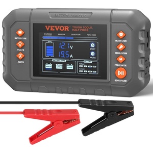 image:imageVEVOR Smart Battery Charger 25A 6V 12V 24V Ternary Lithium LiFePO4 LeadAcid GelAGM Battery Charger with 34Inch LCD Display Trickle Charging Maintainer Desulfator for Car Boat Motorcycle20A