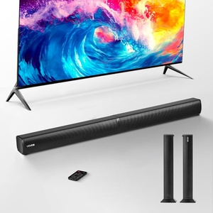 image:imageVEVOR Sound Bar for Smart TV 21 Channel 35Inch Compact Soundbar TV Speakers with Builtin Subwoofer for Projector Bluetooth AUX Connection Easy Setup 120W Surround Sound System for Home Audio32IN Detachable
