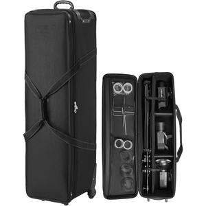 image:imageVEVOR Studio Equipment Trolley Case 5157 x 1437 x 1496 in  131 x 365 x 38 cm Rolling Camera Bag Carrying Bag with Wheels Straps Padded Compartment Handle for Light Stands Tripods Telescopes