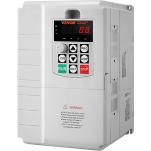image:imageVEVOR VFD 10HP 75KW 34A 1 Phase 220V240V Input to 3 Phase 220V240V Output Variable Frequency Drive 0400Hz VFD for AC Motor Speed Control63x7x98