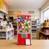 image:imageVEVOR Gumball Machine for Kids 17H Home Candy Vending Machine PC Gumball Dispenser Bubble Gum Machine for Game Stores Coin Operated Gumball Bank for Toy Capsules Bouncy Balls Candy RedRed