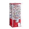 image:imageVEVOR Gumball Machine for Kids 17H Home Candy Vending Machine PC Gumball Dispenser Bubble Gum Machine for Game Stores Coin Operated Gumball Bank for Toy Capsules Bouncy Balls Candy RedRed