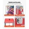 image:imageVEVOR Gumball Machine for Kids 17H Home Candy Vending Machine PC Gumball Dispenser Bubble Gum Machine for Game Stores Coin Operated Gumball Bank for Toy Capsules Bouncy Balls Candy RedRed
