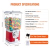 image:imageVEVOR Gumball Machine for Kids 17H Home Candy Vending Machine PC Gumball Dispenser Bubble Gum Machine for Game Stores Coin Operated Gumball Bank for Toy Capsules Bouncy Balls Candy RedRed