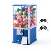 image:imageVEVOR Gumball Machine for Kids 17H Home Candy Vending Machine PC Gumball Dispenser Bubble Gum Machine for Game Stores Coin Operated Gumball Bank for Toy Capsules Bouncy Balls Candy RedBlue