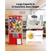 image:imageVEVOR Gumball Machine for Kids 17H Home Candy Vending Machine PC Gumball Dispenser Bubble Gum Machine for Game Stores Coin Operated Gumball Bank for Toy Capsules Bouncy Balls Candy RedRed