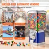 image:imageVEVOR Gumball Machine for Kids 17H Home Candy Vending Machine PC Gumball Dispenser Bubble Gum Machine for Game Stores Coin Operated Gumball Bank for Toy Capsules Bouncy Balls Candy RedBlue
