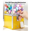 image:imageVEVOR Gumball Machine for Kids 17H Home Candy Vending Machine PC Gumball Dispenser Bubble Gum Machine for Game Stores Coin Operated Gumball Bank for Toy Capsules Bouncy Balls Candy RedYellow