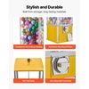image:imageVEVOR Gumball Machine for Kids 17H Home Candy Vending Machine PC Gumball Dispenser Bubble Gum Machine for Game Stores Coin Operated Gumball Bank for Toy Capsules Bouncy Balls Candy RedYellow