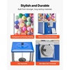 image:imageVEVOR Gumball Machine for Kids 17H Home Candy Vending Machine PC Gumball Dispenser Bubble Gum Machine for Game Stores Coin Operated Gumball Bank for Toy Capsules Bouncy Balls Candy RedBlue