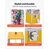 image:imageVEVOR Gumball Machine for Kids 17H Home Candy Vending Machine PC Gumball Dispenser Bubble Gum Machine for Game Stores Coin Operated Gumball Bank for Toy Capsules Bouncy Balls Candy RedYellow