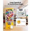 image:imageVEVOR Gumball Machine for Kids 17H Home Candy Vending Machine PC Gumball Dispenser Bubble Gum Machine for Game Stores Coin Operated Gumball Bank for Toy Capsules Bouncy Balls Candy RedYellow