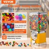 image:imageVEVOR Gumball Machine for Kids 17H Home Candy Vending Machine PC Gumball Dispenser Bubble Gum Machine for Game Stores Coin Operated Gumball Bank for Toy Capsules Bouncy Balls Candy RedYellow